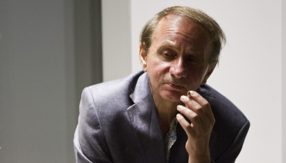 Buenos Aires, 12 de Noviembre de 2016En su visita al país, el escritor francés Michel Houellebecq brindó una conferencia en el auditorio del Polo Científico Teconológico del Ministerio de Ciencia y Tecnología, sobre la transformación de los intelectuales en el siglo XXI.Fotos: Silvina Frydlewsky / Ministerio de Cultura de la Nación