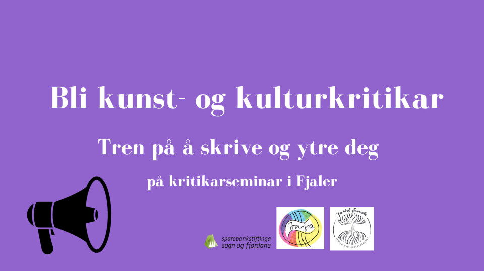 Tidsskriftet Jaja søker deg som vil anmelde kunst og kultur!