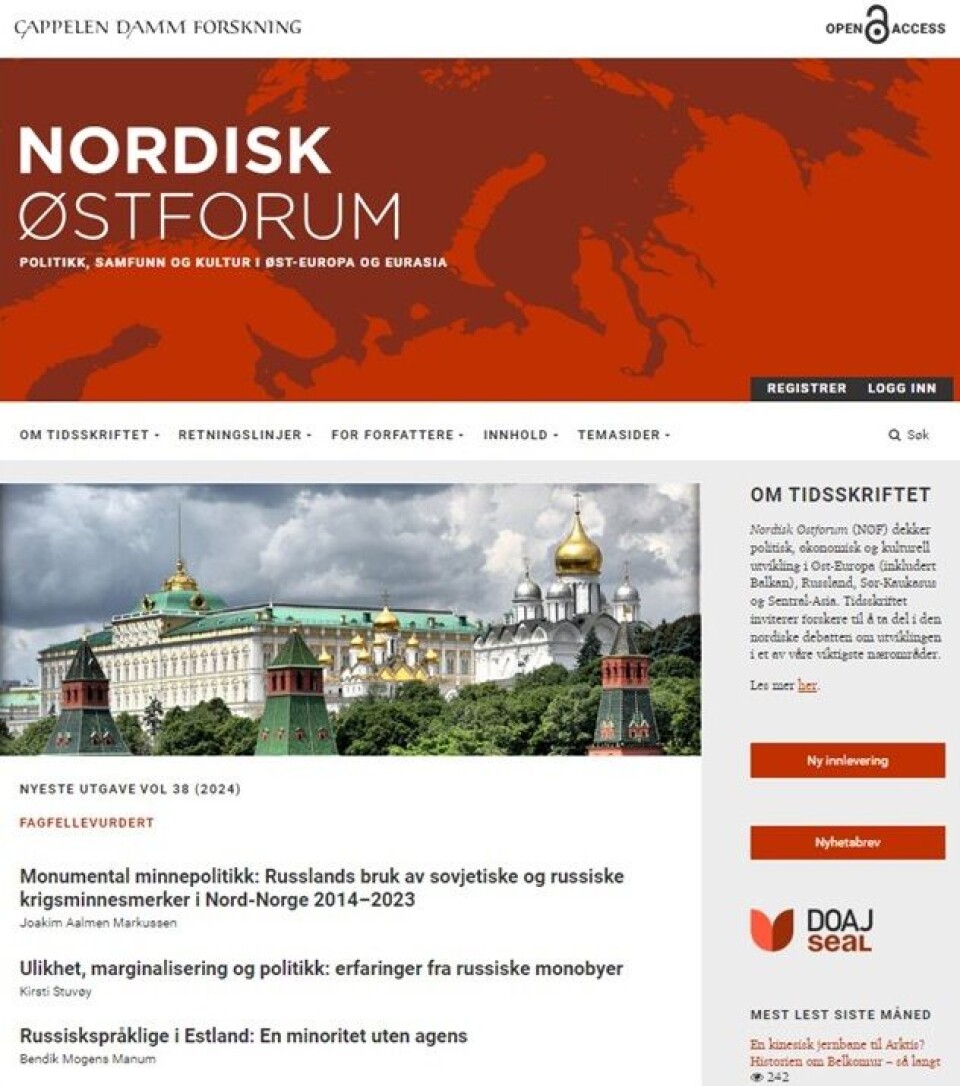 Nordisk Østforum